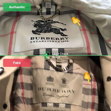 how to spot fake burberry brit jacket|burberry brit jacket authenticity.